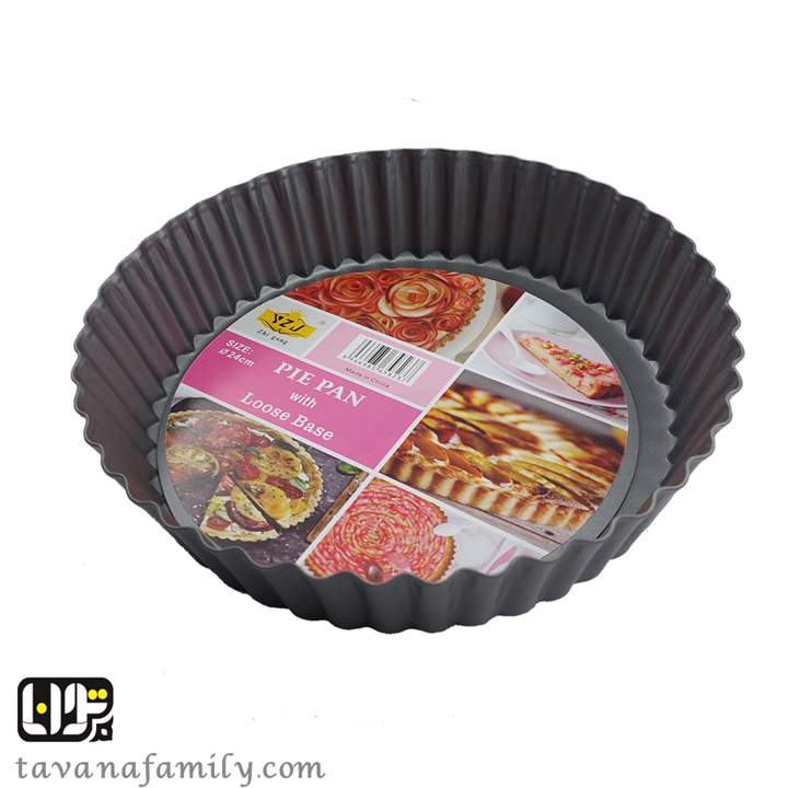 قالب تارت 24 ساده لبه بلند مدل pie pan کد 5017